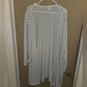 LuLaRoe Green Polka Dot Top